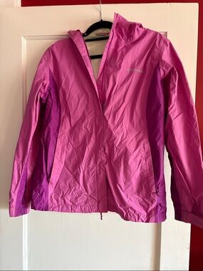 Columbia Pink and Magenta Women's Hooded Shell Jacket